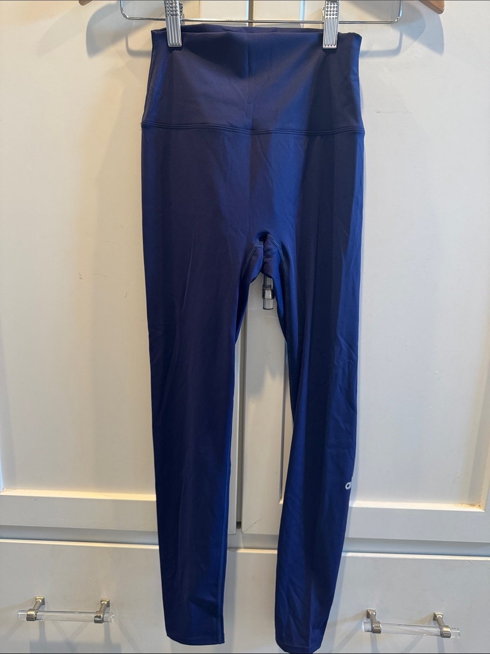 Sz 2 New XS / S Women’s High-Waist Active Leggings in Navy Blue